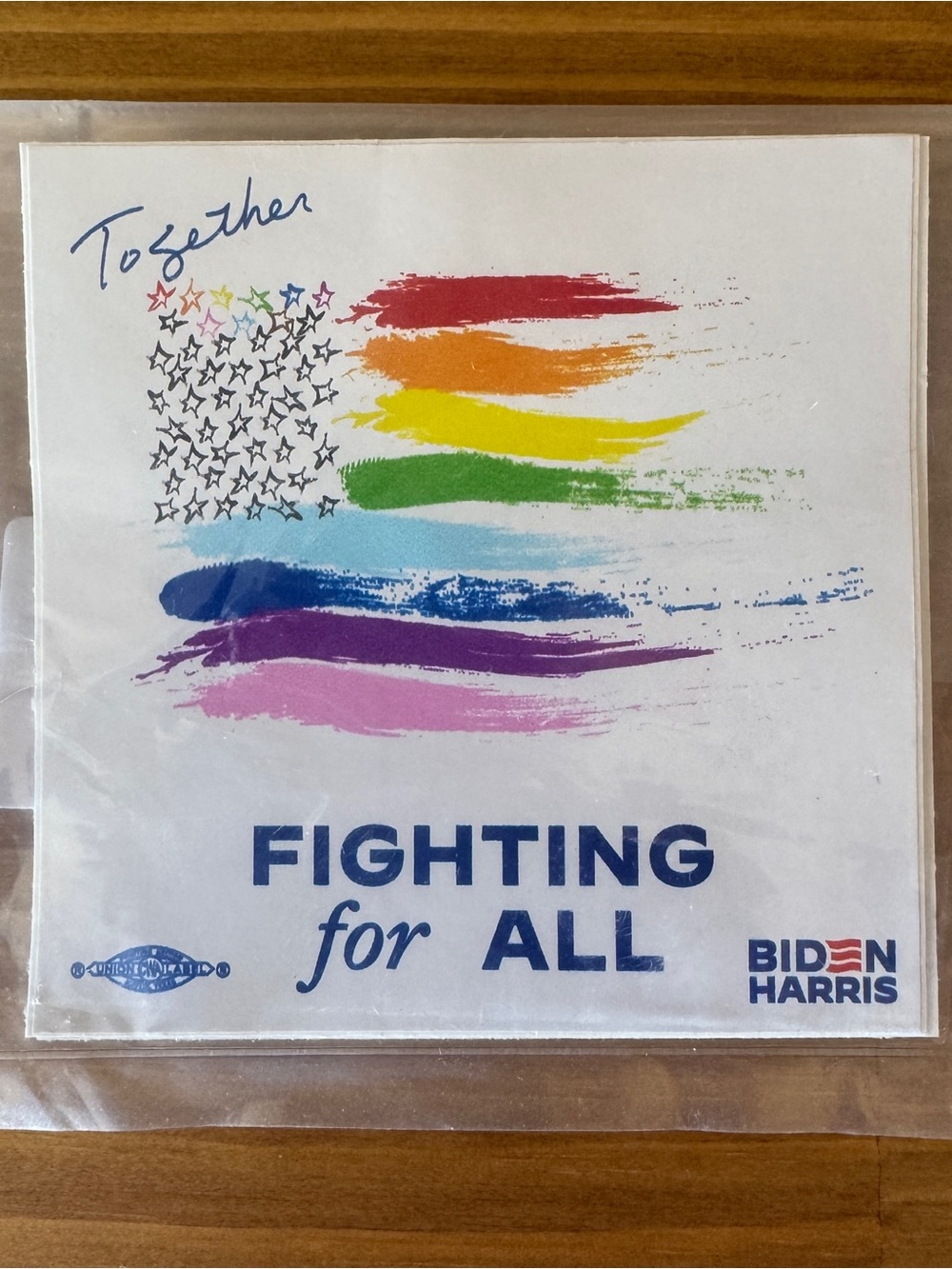 New Prabal Gurung Biden Harris 2024 LGBTQ+ Pride Stickers | Collectible 2 Pack